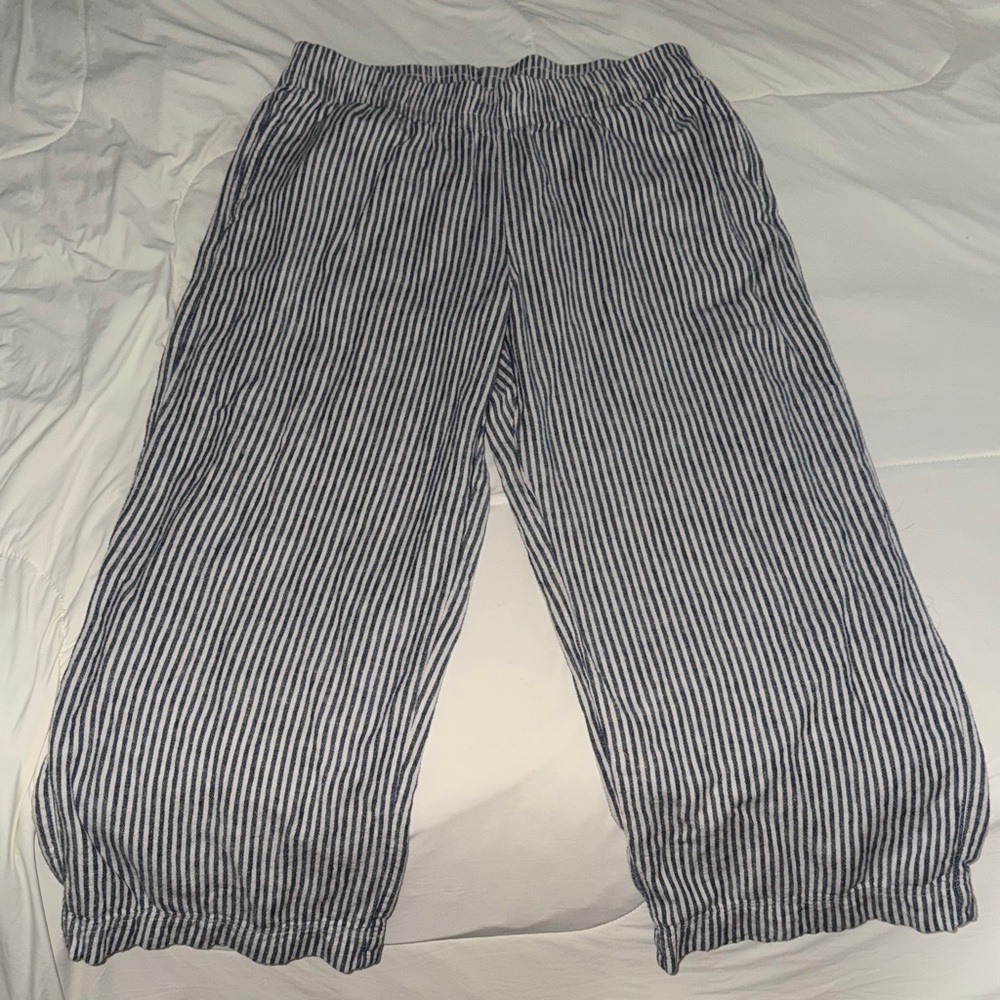 Old Navy Linen Blend Wide Leg Pants